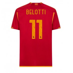 AS Roma Andrea Belotti #11 Hjemmebanetrøje 2023-24 Kort ærmer